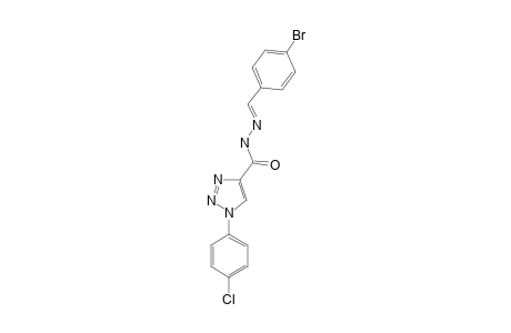 (4'-BROMOBENZYLIDENE)-1H-1-(PARA-CHLOROPHENYL)-1,2,3-TRIAZOLE-4-CARBOHYDRAZIDE