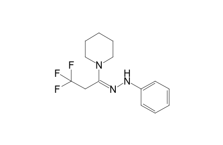 N-(2-Phenylhydrazono-3,3,3-trifluoropropyl)piperidine