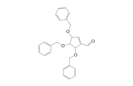 3,4,5-Tris(benzyloxy)-1-cyclopentene-1-carbaldehyde