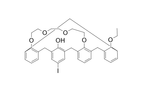 26-Ethoxy-28-hydroxy-5-iodocalix[4]arenecrown-4