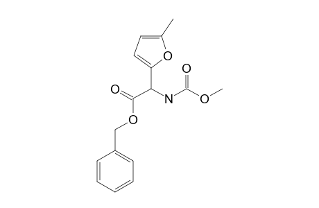 METHOXYCARBONYLAMINO-(5-METHYL-FURAN-2-YL)-ACETIC-ACID-BENZYLESTER