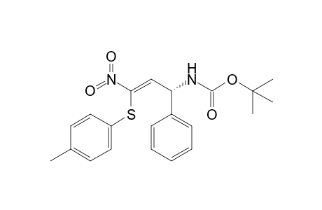 (Z)-(3S)-3-Phenyl-3-(tert-butoxycarbonylamino)-1-(4'-tolylthio)-1-nitroprop-1-ene