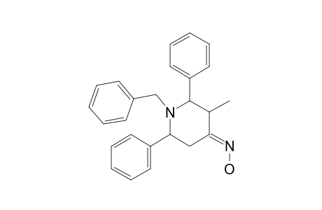 1-BENZYL-3-METHYL-2,6-DIPHENYL-PIPERIDIN-4-ONE-OXIME