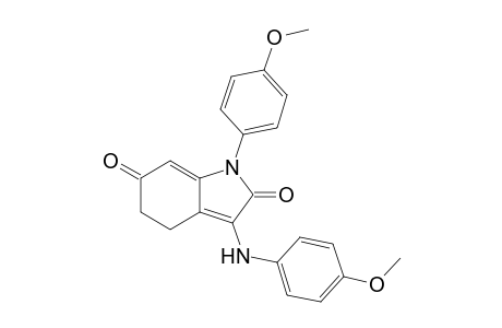 1-(4-Methoxyphenyl)-3-(4-methoxyphenylamino)-2,4,5,6-tetrahydro-1H-indole-2,6-dione