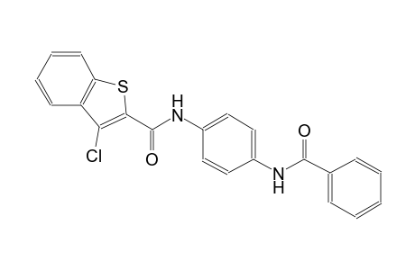 benzo[b]thiophene-2-carboxamide, N-[4-(benzoylamino)phenyl]-3-chloro-