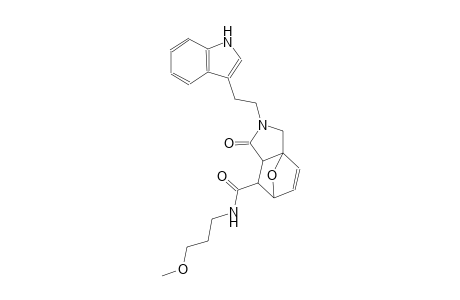 (1R,7S)-3-[2-(1H-indol-3-yl)ethyl]-N-(3-methoxypropyl)-4-oxo-10-oxa-3-azatricyclo[5.2.1.0~1,5~]dec-8-ene-6-carboxamide