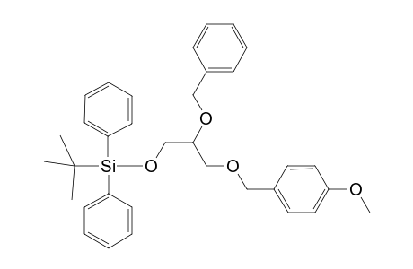 Silane, (1,1-dimethylethyl)[3-[(4-methoxyphenyl)methoxy]-2-(phenylmethoxy)propoxy]diphenyl-, (R)-