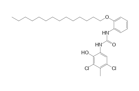 Urea, N-(3,5-dichloro-2-hydroxy-4-methylphenyl)-N'-[2-(tetradecyloxy)phenyl]-