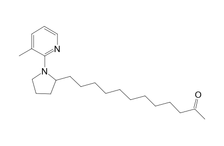 12-[1-(3-Methylpyridin-2-yl)pyrrolidin-2-yl]dodecan-2-one