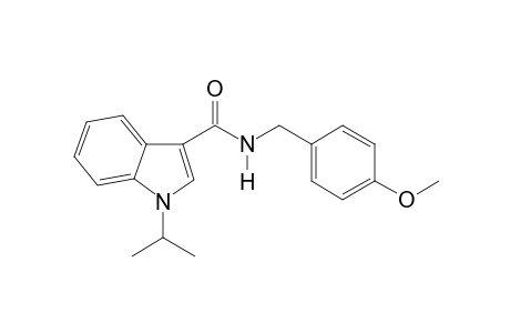 N-(4-Methoxybenzyl)-1-(propan-2-yl)-1H-indole-3-carboxamide
