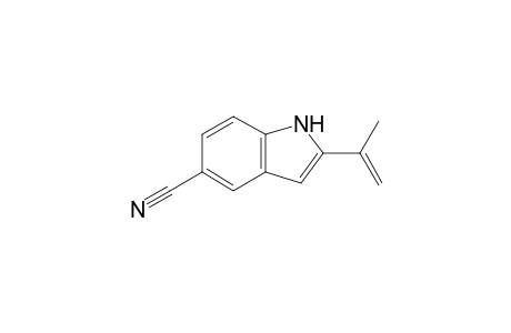 2-(Prop-1-en-2-yl)-5-cyano-1H-indole