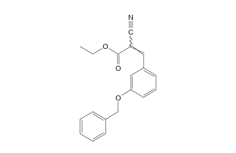 m-(BENZYLOXY)-alpha-CYANOCINNAMIC ACID, ETHYL ESTER
