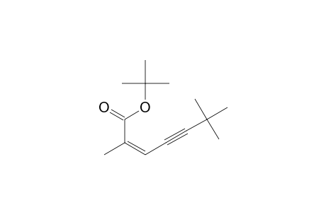methyl (Z)-(1,1-dimethylethyl)-6,6-dimethyl-2-hepten-4-ynoate