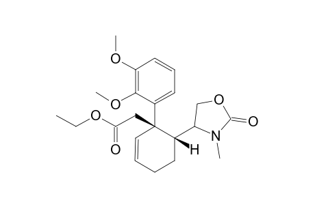 Ethyl 2-{(1S,6R)-1-(2,3-Dimethoxyphenyl)-6-[(S)-3-methyl-2-oxooxazolidin-4-yl])cyclohex-2-enyl}acetate