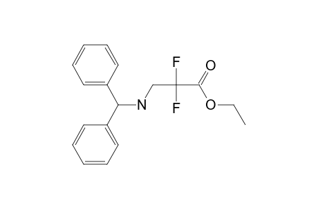 3-[di(phenyl)methylamino]-2,2-difluoro-propionic acid ethyl ester