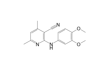 2-(3,4-Dimethoxy-phenylamino)-4,6-dimethyl-nicotinonitrile