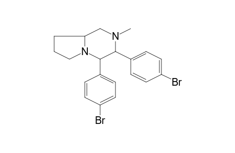 3,4-Bis(4-bromophenyl)-2-methyloctahydropyrrolo[1,2-a]pyrazine