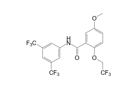 alpha,alpha,alpha,alpha',alpha',alpha'-hexafluoroethoxy)-3',5'-benzoxylidide