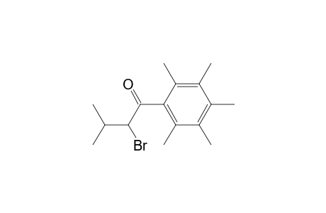 2,3,4,5,6-Pentamethyl-1-(.alpha.-bromoisovaleroyl)benzene