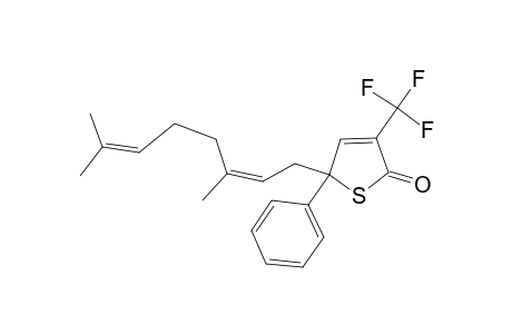 5-(3,7-DIMETHYLOCTA-2,6-DIENYL)-5-PHENYL-3-TRIFLUOROMETHYL-5H-THIOPHEN-2-ONE