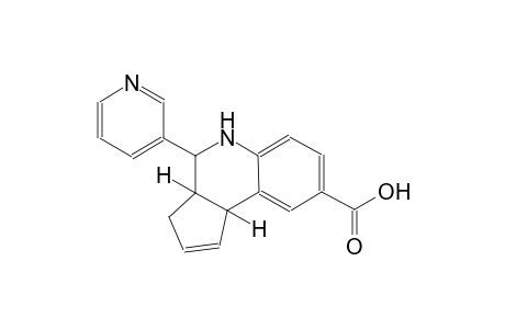 3H-cyclopenta[c]quinoline-8-carboxylic acid, 3a,4,5,9b-tetrahydro-4-(3-pyridinyl)-, (3aS,4R,9bR)-
