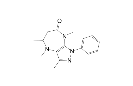 3,4,5,8-Tetramethyl-1-phenyl-4,5,6,8-tetrahydropyrazolo[3,4-b][1,4]diazepin-7(1H)-one
