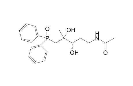 N-[(3S,4R)-5-diphenylphosphoryl-3,4-dihydroxy-4-methyl-pentyl]acetamide
