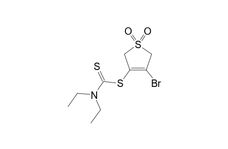 1,1-DIOXO-3-BROMO-3-THIOLEN-4-YL_ESTER_OF_N,N-DIETHYLDITHIOCARBAMIC_ACID