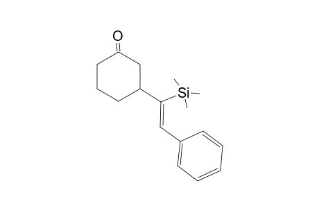 (Z)-1-(Cyclohexanon-3-yl)-2-phenyl-1-trimethylsilylethene