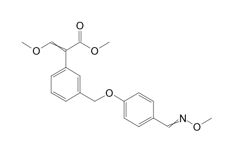 Benzeneacetic acid, 3-[[4-[(methoxyimino)methyl]phenoxy]methyl]-alpha-(methoxymethylene)-, methyl ester