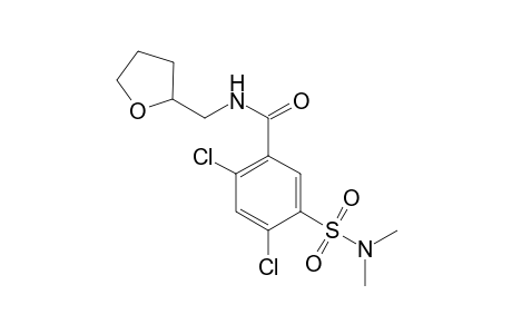 2,4-Dichloro-5-[(dimethylamino)sulfonyl]-N-(tetrahydro-2-furanylmethyl)benzamide
