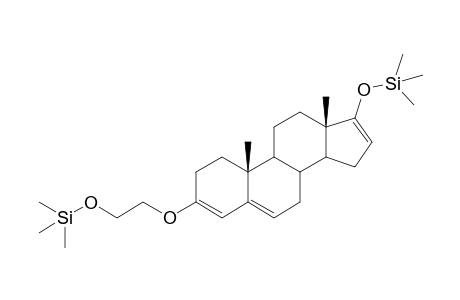 3-(.beta.-Hydroxyethoxy)-androsta-3,5,16-trien-17-ol, O,O'-bis-TMS