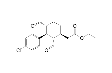 Ethyl[(1S,2S,3S,4R)-3-(4-Chlorophenyl)-2,4-diformylcyclohexyl]acetate