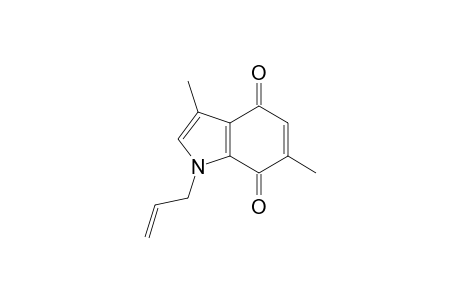 1-Allyl-3,6-dimethylindole-4,7-dione