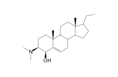 3.beta.-dimethylamino-4.beta.-hydroxy-5-pregnane