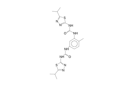 1,1'-(4-Methyl-1,3-phenylene)bis[3-(5-isopropyl-1,3,4-thiadiazol-2-yl)urea]
