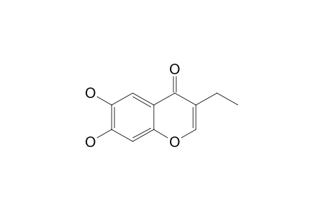 6,7-Dihydroxy-3-ethyl-chromone