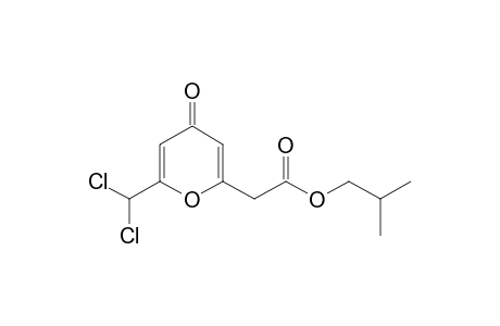 (6-Dichloromethyl-4-oxo-4H-pyran-2-yl)-acetic acid isobutyl ester