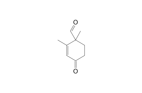1,2-Dimethyl-4-oxo-cyclohex-2-ene-1-carbaldehyde