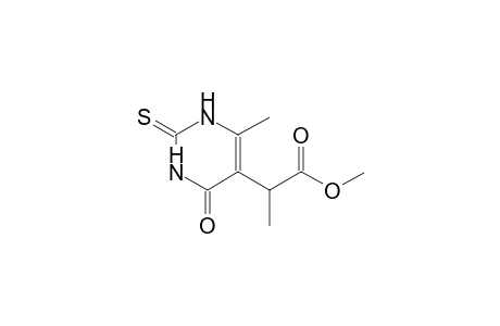 methyl 2-(6-methyl-4-oxo-2-thioxo-1,2,3,4-tetrahydro-5-pyrimidinyl)propanoate