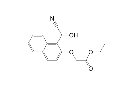 Acetic acid, [[1-(cyanohydroxymethyl)-2-naphthalenyl]oxy]-, ethyl ester