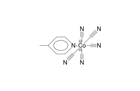 4-Methyl-pyridine-pentacyano-cobalt co(iii) adduct