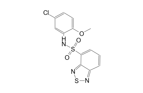 2,1,3-benzothiadiazole-4-sulfonamide, N-(5-chloro-2-methoxyphenyl)-