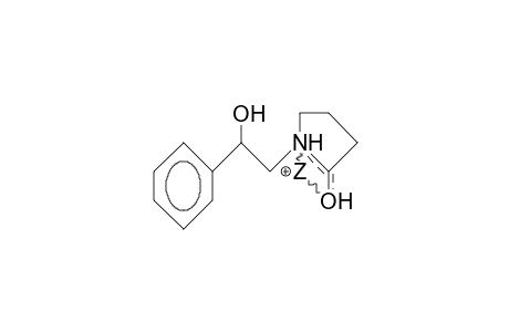 1-(2-Hydroxy-2-phenyl-ethyl)-2-pyrrolidinone cation