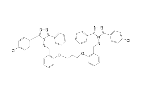 1,3-BIS-[ORTHO-(N-METHYLAMINO-3-PARA-CHLOROPHENYL-5-PHENYL-4H-1,2,4-TRIAZOLE-4-YL)-PHENOXY]-PROPANE