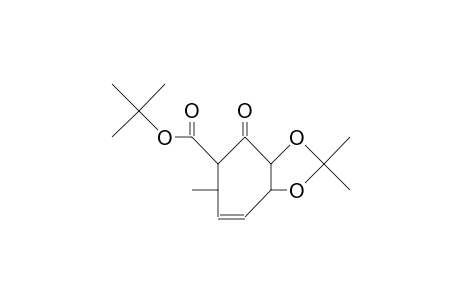 7S-T-Butoxycarbonyl-2S,3S-isopropylidenedioxy-6R-methyl-cyclohept-4-enone