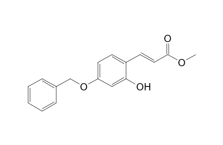 (E)-3-(2-hydroxy-4-phenylmethoxyphenyl)-2-propenoic acid methyl ester
