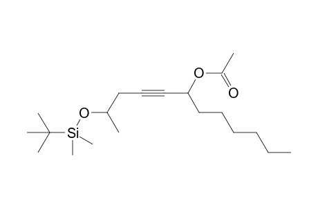 2-(tert-Butyldimethylsilyloxy)dodec-4-yn-6-yl acetate