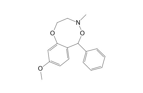 9-Methoxy-4-methyl-6-phenyl-3,4-dihydro-2H,6H-1,5,4-benzodioxazocine