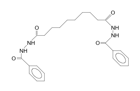N,N'-Dibenzoyl-sebacic acid, dihydrazide
